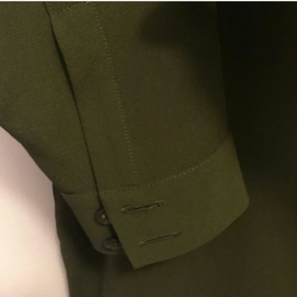 MICHAEL KORS long sleeve silk  dress